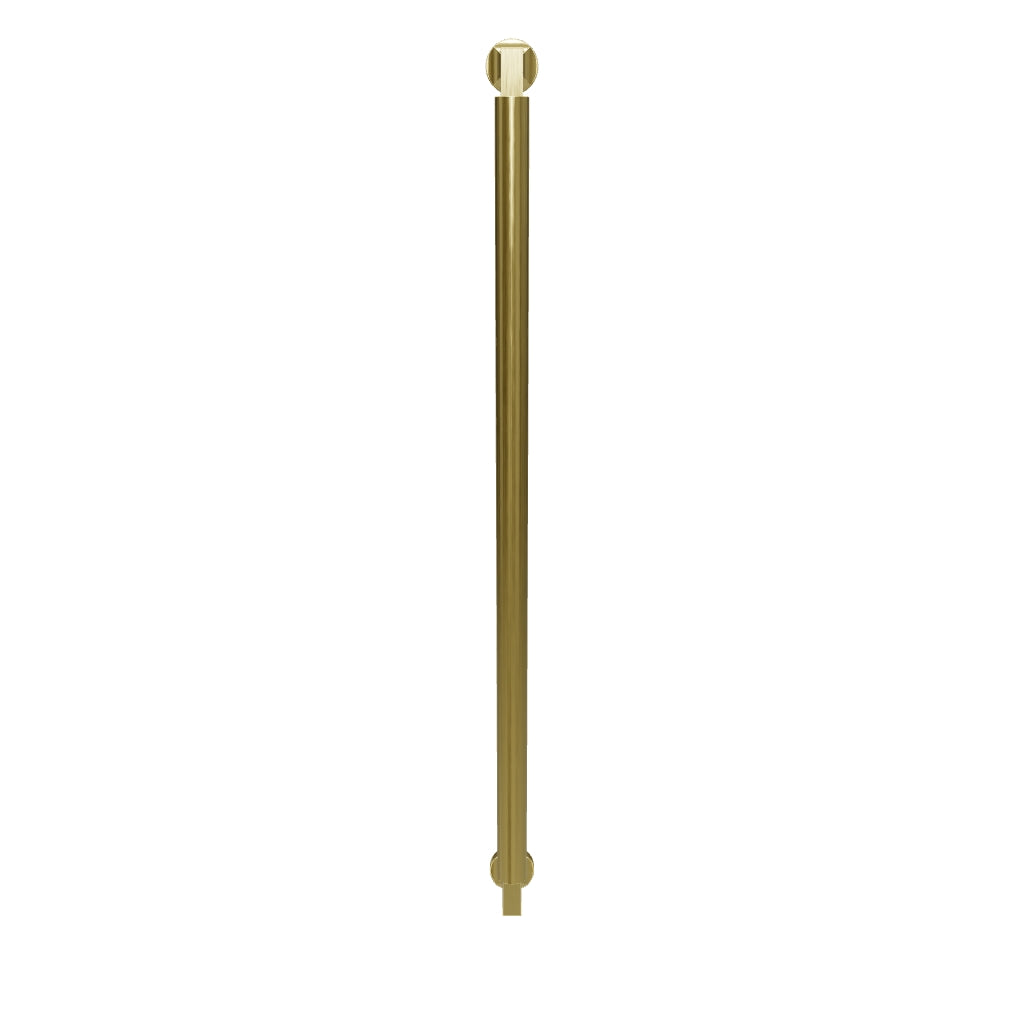 Berlin Pull Handle Brushed Brass  600Mm