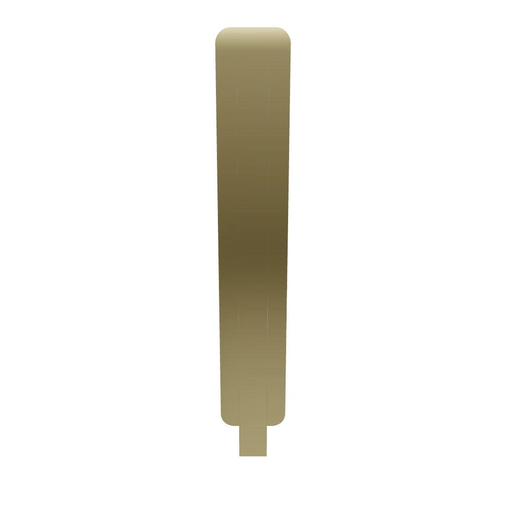 Cali Cabinet Pull With Backplate Polished Brass Ctc 96Mm