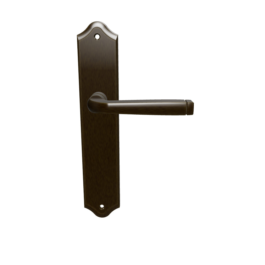 Annecy Lever Shouldered Backplate Signature Brass