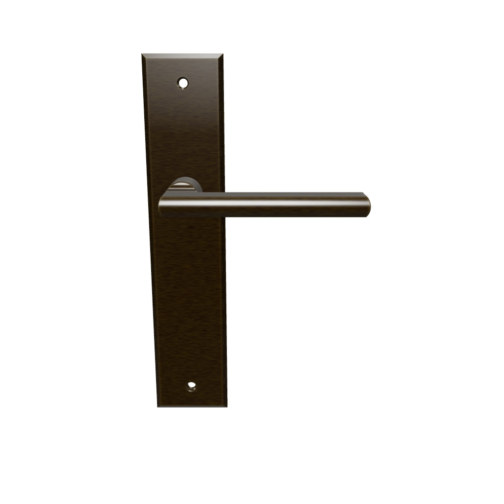 Baltimore Lever Signature Brass Chamfered Backplate