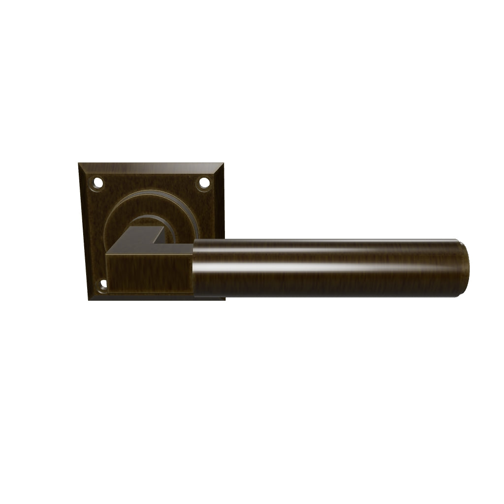 Berlin Lever Signature Brass Chamfered Backplate