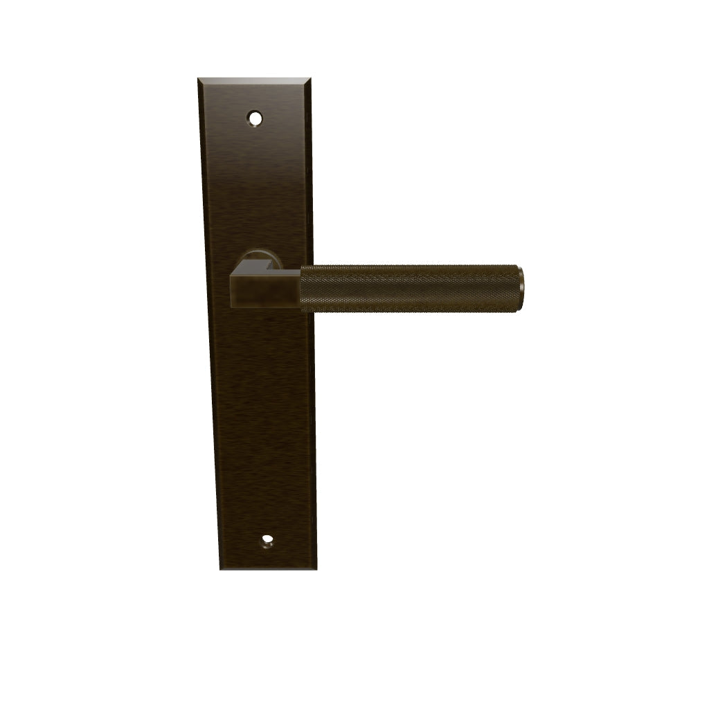 Brunswick Lever Signature Brass Chamfered Backplate