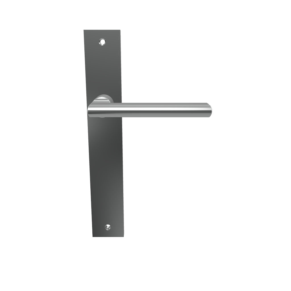 Baltimore Rectangular Lever Latch Set, Chrome