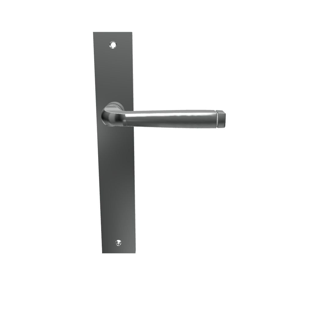 Annecy Lever Rectangular Backplate Polished Chrome