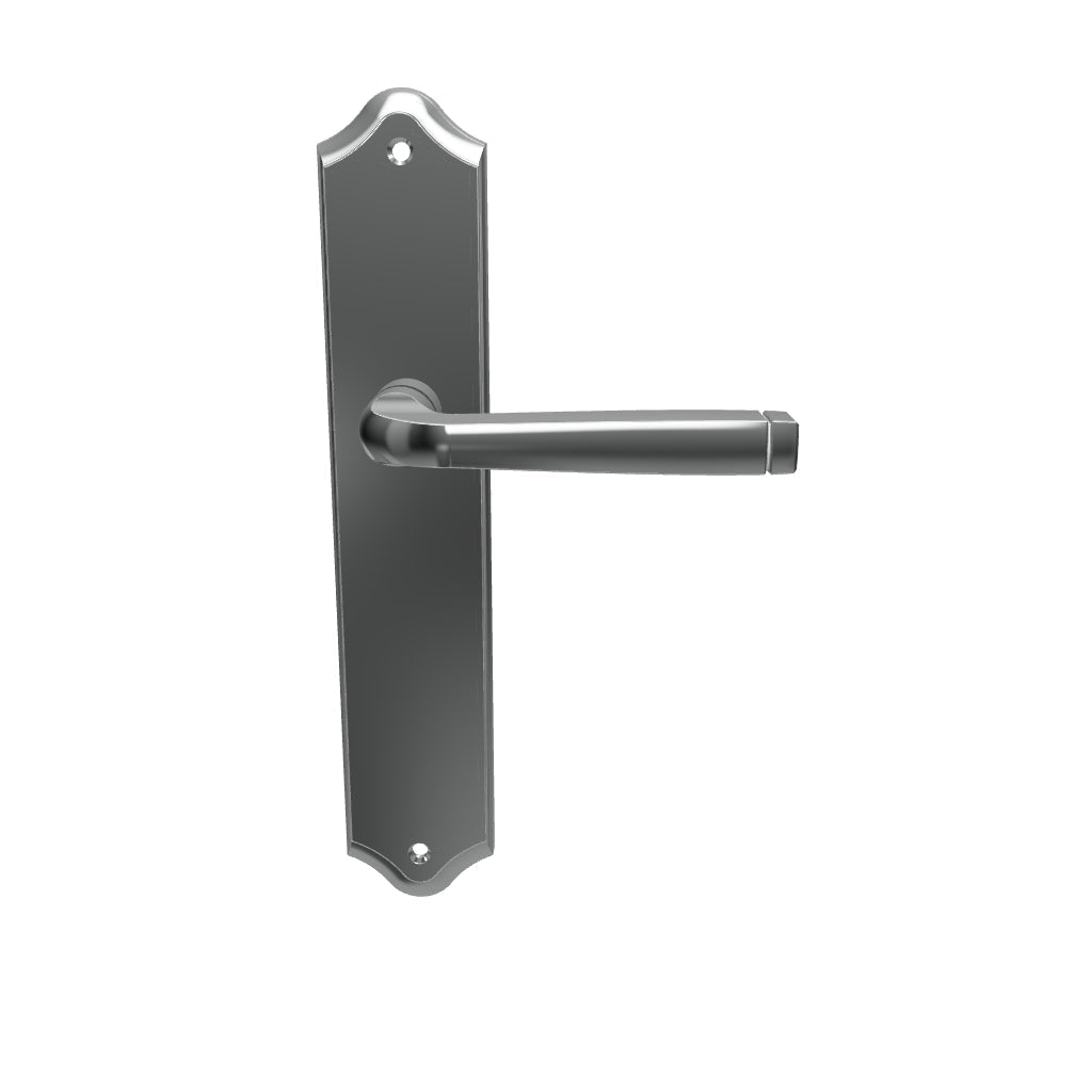 Annecy Lever Shouldered Backplate Polished Chrome
