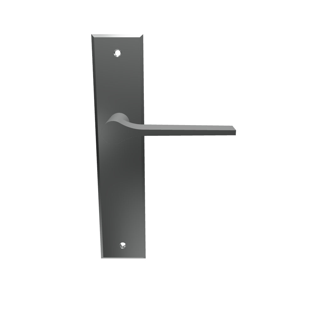 Como Lever Polished Chrome Chamfered Backplate