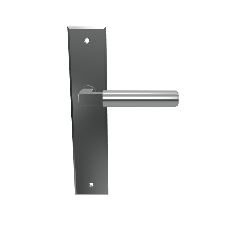 Berlin Lever Polished Chrome Chamfered Backplate