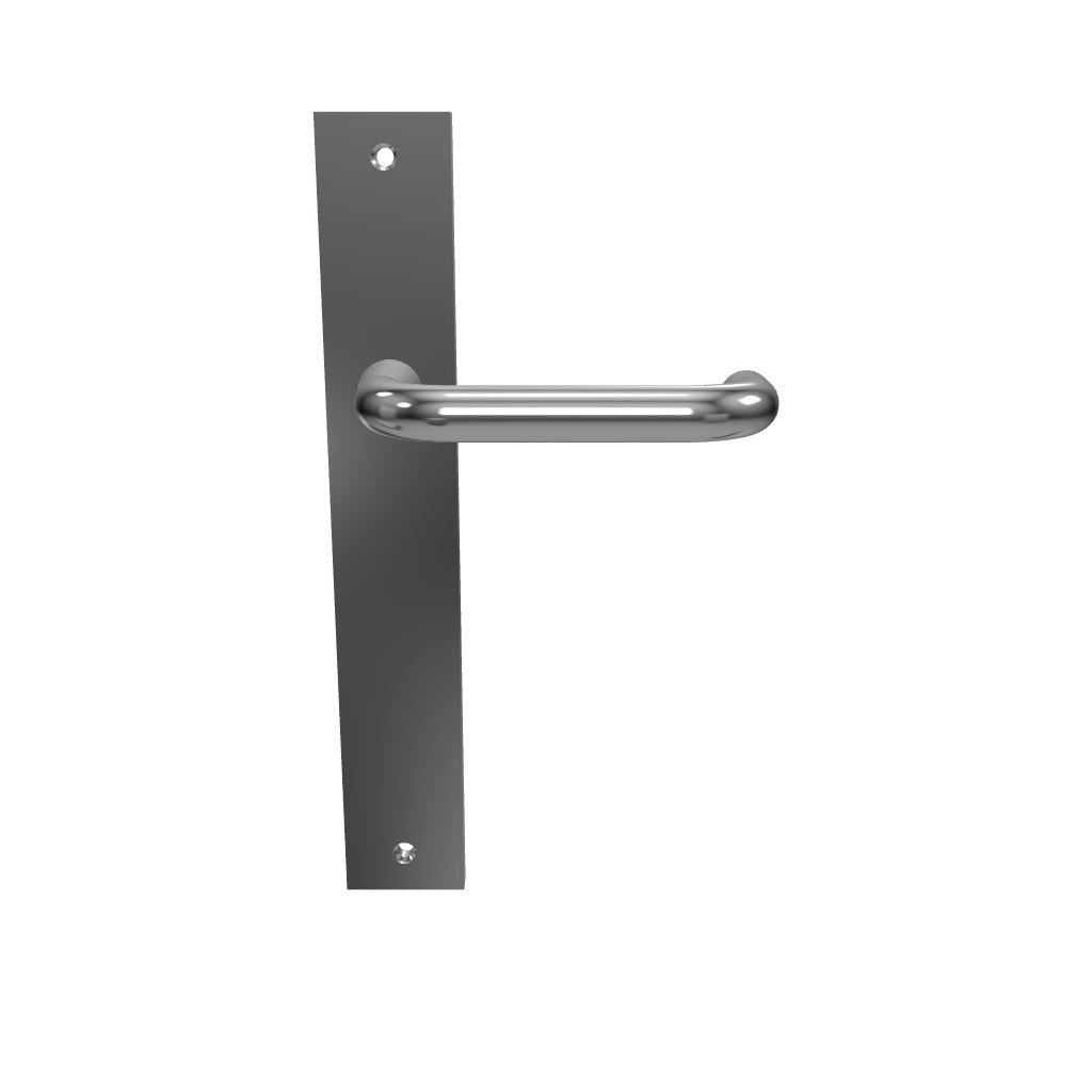 Oslo Lever Rectangular Backplate Polished Chrome