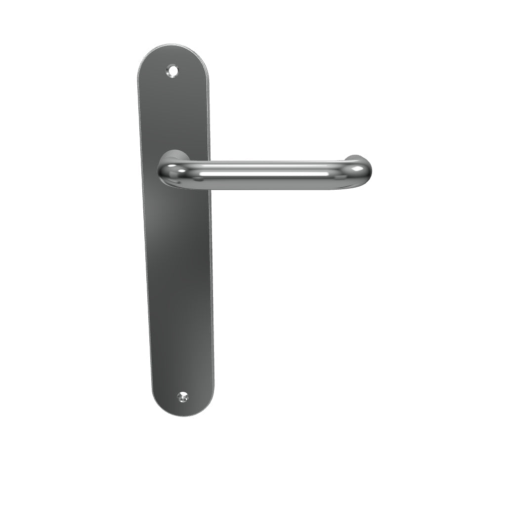 Oslo Lever Oval Backplate Polished Chrome