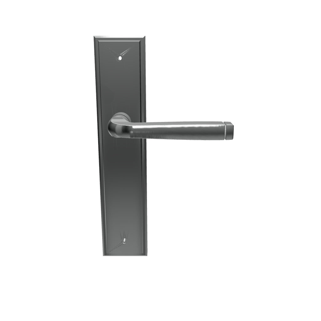 Annecy Lever Stepped Backplate Brushed Chrome