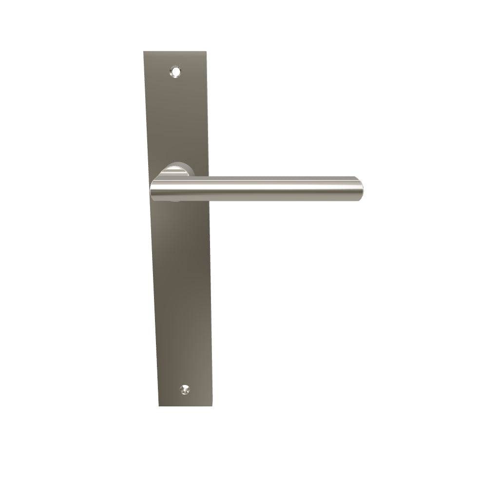 Baltimore Rectangle Lever Latch Set, Satin Nickel