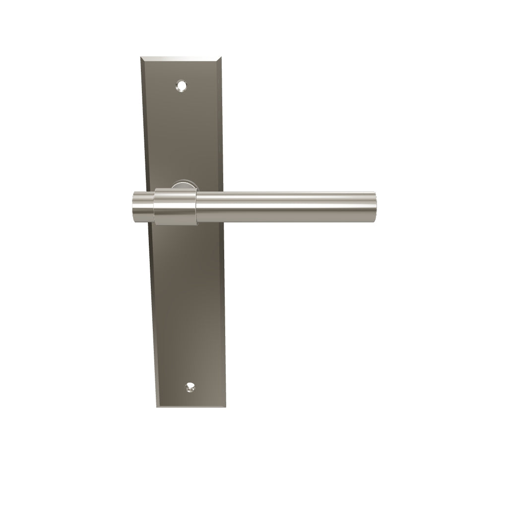 Helsinki Lever Satin Nickel Chamfered Backplate