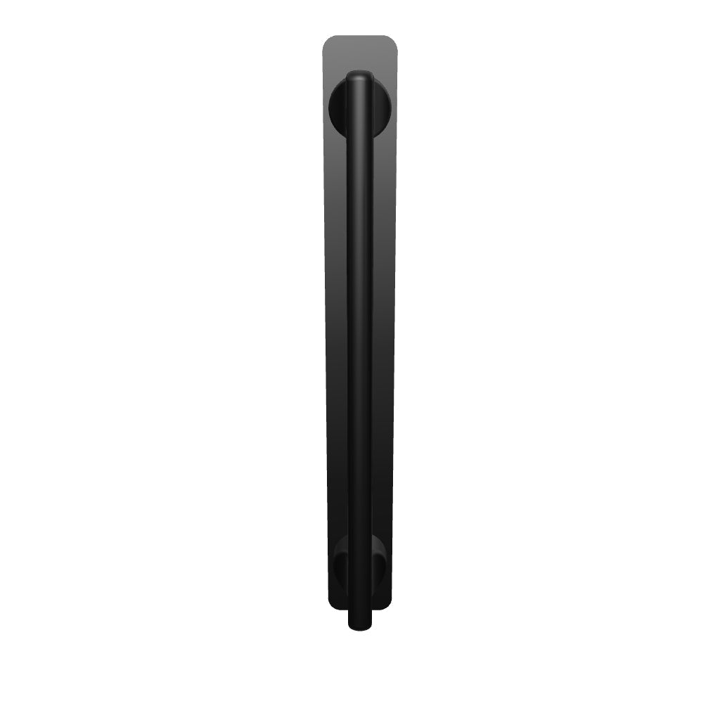 Baltimore Cabinet Pull with Backplate CTC160mm Matt Black