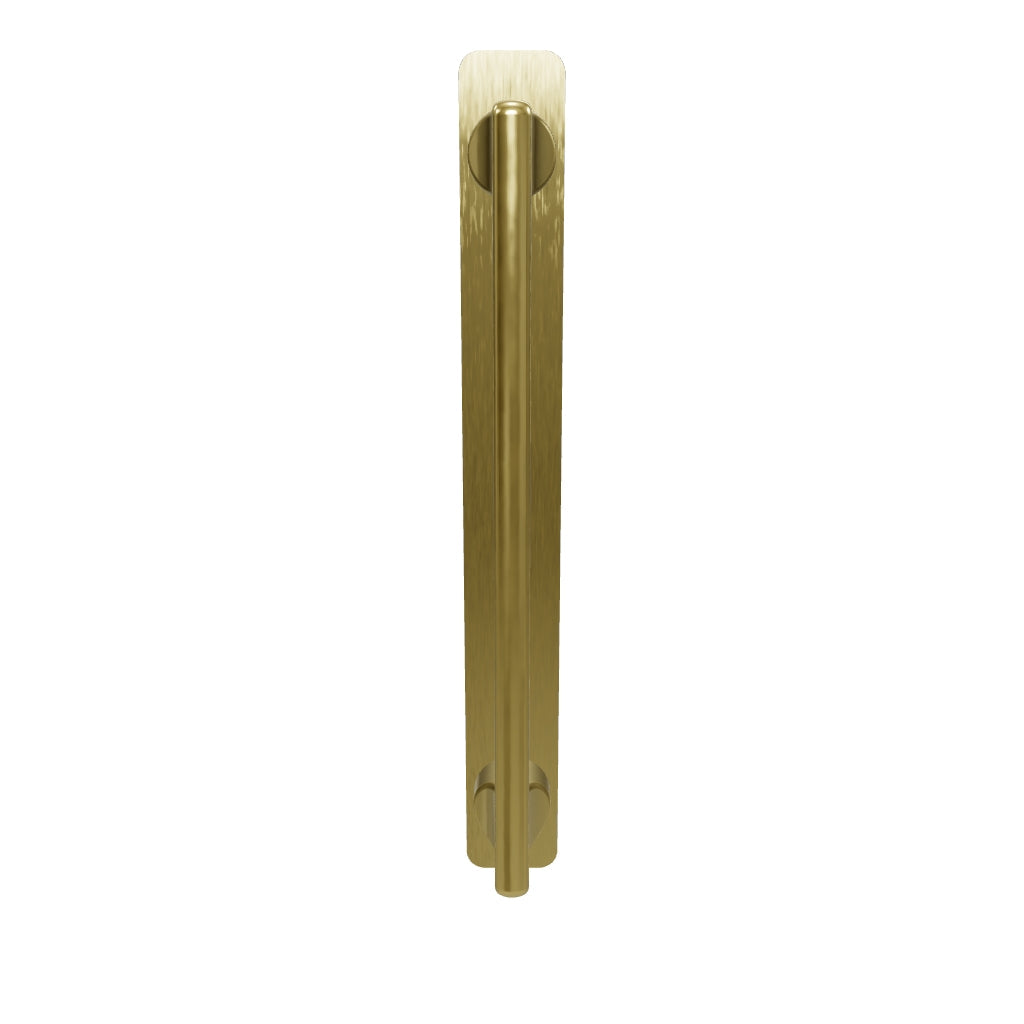 Baltimore Cabinet Pull with Backplate CTC160mm Brushed Brass