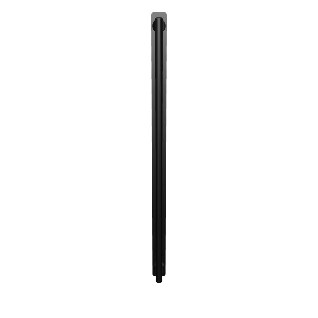 Baltimore Cabinet Pull with Backplate CTC450mm Matt Black