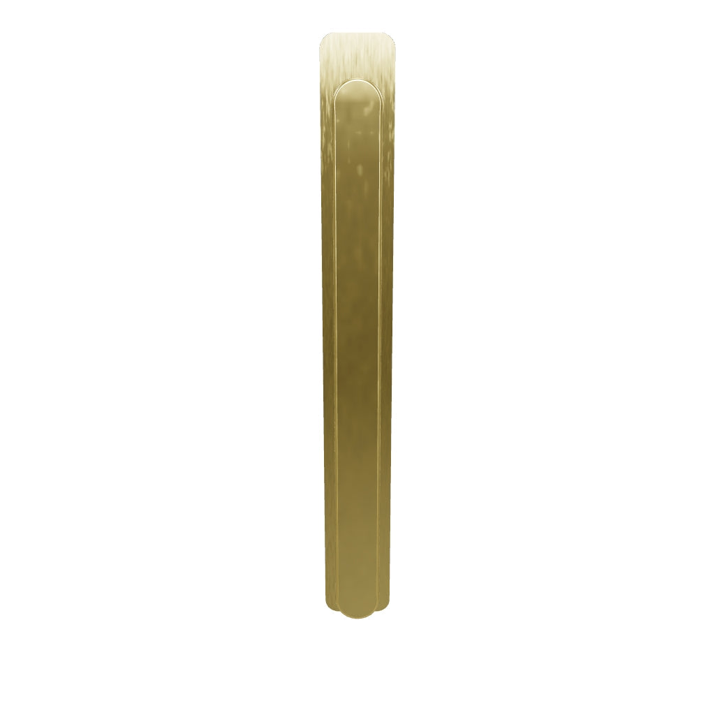 Osaka Cabinet Pull with Backplate CTC160mm Brushed Brass