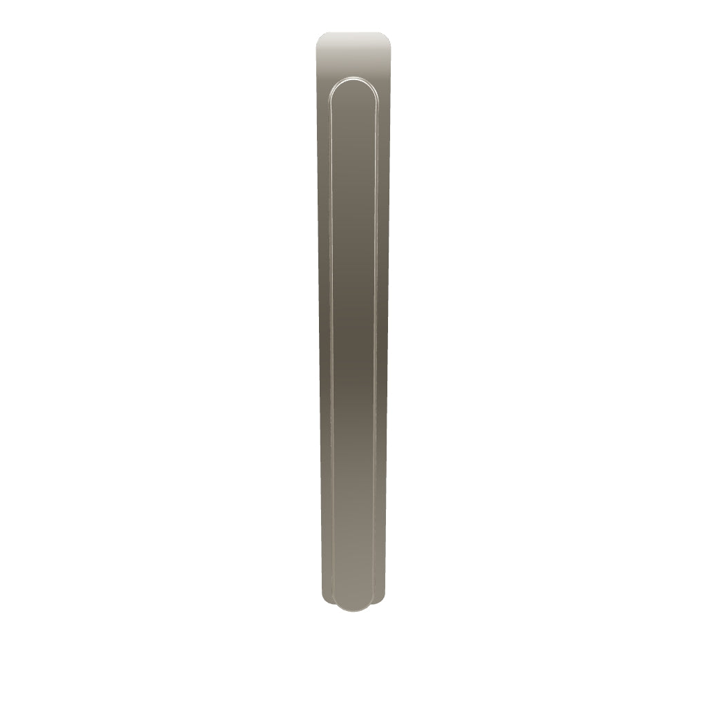 Osaka Cabinet Pull with Backplate CTC160mm Satin Nickel