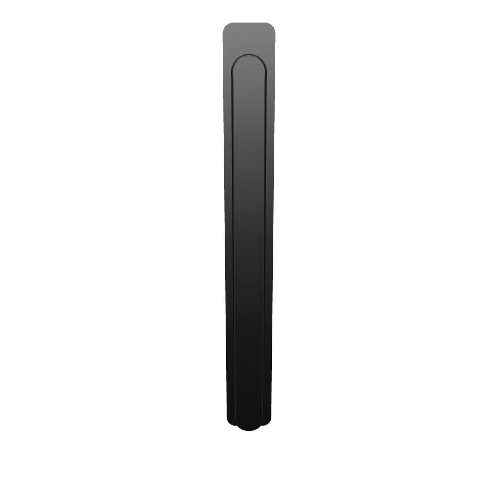 Osaka Cabinet Pull with Backplate CTC256mm Matt Black