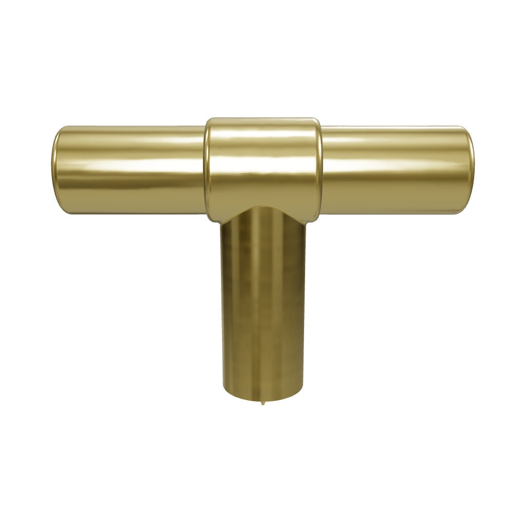 Helsinki T Cabinet Pull Brushed Brass