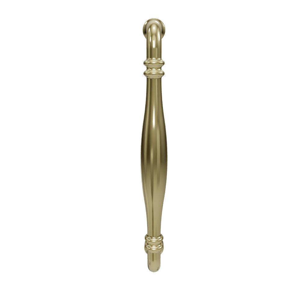 Sarlat 144mm CTC 128mm Cabinet Pull, Polished Brass