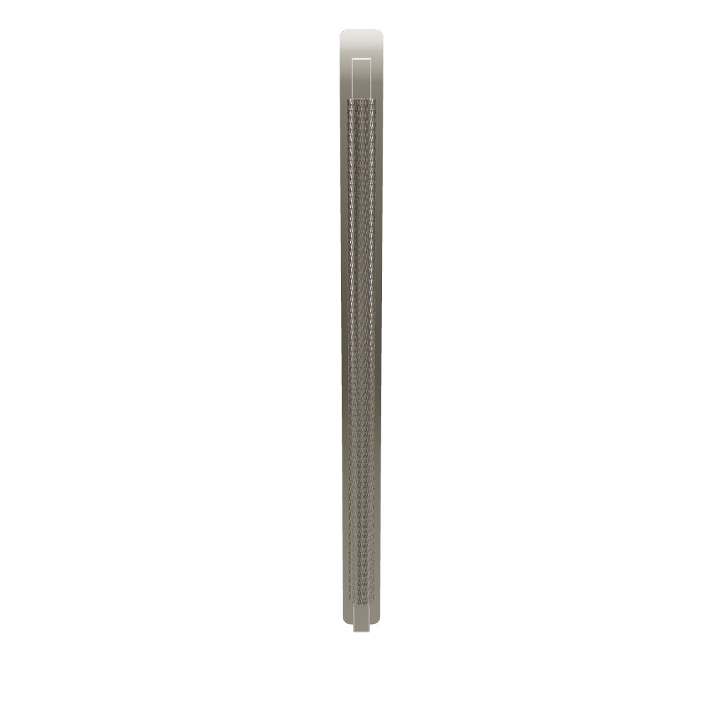Brunswick Cabinet Pull With Backplate  Satin Nickel Ctc320Mm