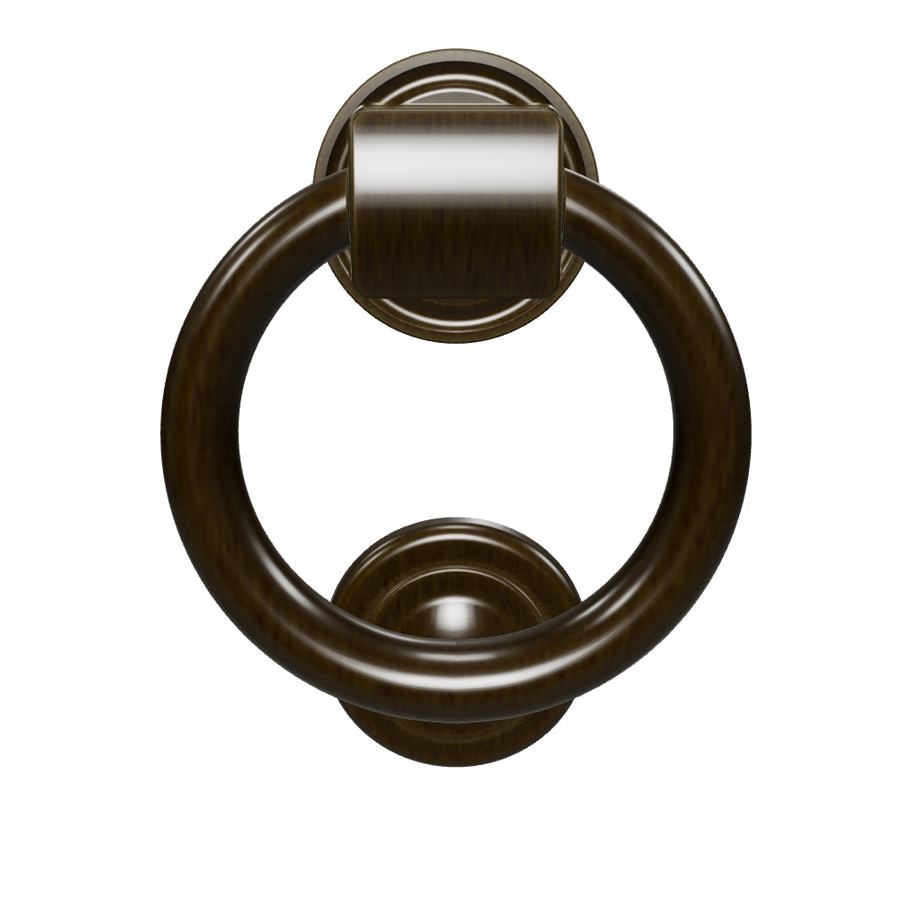 10cm Ring Door Knocker, Signature Brass