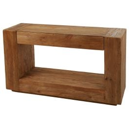 Amalfi Reclaimed Pine Console Table Natural 140 x 45 x 80cm
