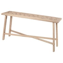 Grand Designs Braxton Parquetry Console Table Reclaimed Elm 150 x 40 x 75cm