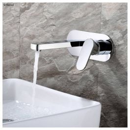 Empire Wall Mixer With Spout, Chrome