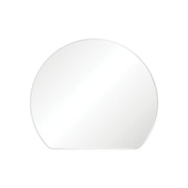 Sunrise Round Framed Mirror White 800 x 690mm