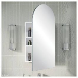 Arch Mirror Cabinet 450 x 900mm Frameless