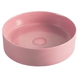 Reba 36cm Above Counter Matte Pink Ceramic Basin