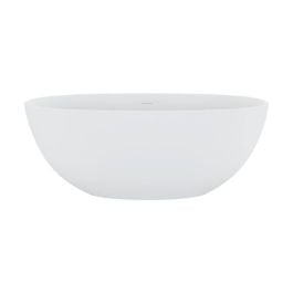 Sasso Solid Surface Bath, 1550mm, Matte White