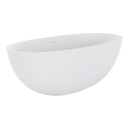 Sasso Solid Surface Bath, 1650mm, Matte White