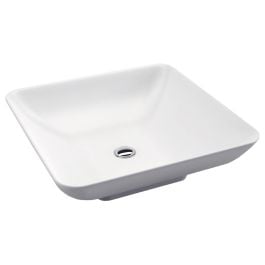 Evie Above Counter Basin, Gloss White