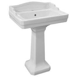 Colonial Pedestal Only, White