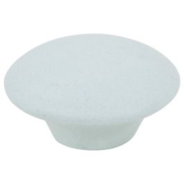 Large Plain Round Ceramic Cabinet Knob, Blue