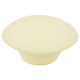 Large Plain Round Ceramic Cabinet Knob, Yellow