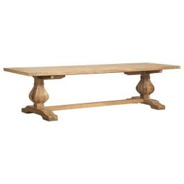 Paxton 300cm Reclaimed Teak Dining Table Natural