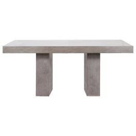 Molina 160cm Concrete Dining Table Dark Grey
