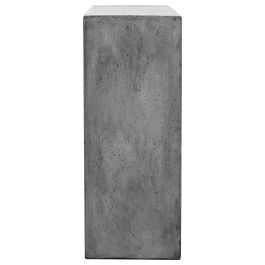 Colina 33x80cm Concrete Pedestal, Dark Grey