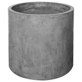 Bompu 60x60cm Concrete Planter, Dark Grey