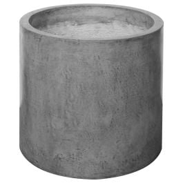 Bompu 50x50cm Concrete Planter, Dark Grey
