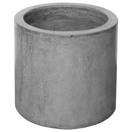 Bompu 30x30cm Concrete Planter, Dark Grey