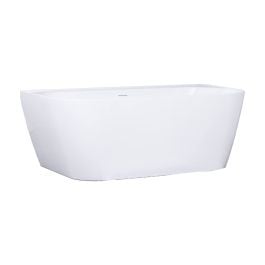 Lamore 1700mm White Back to Wall Bath
