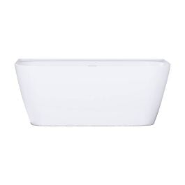 Lamore 1500mm White Back to Wall Bath