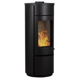 Elora Barrel Wood Heater, Black