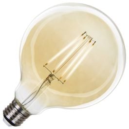 LED Filament Globe Sph 125mm 3000k E27 8W Dimmable