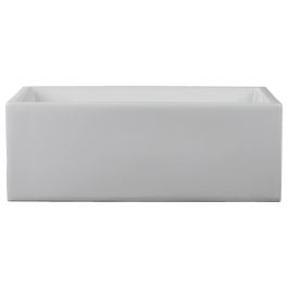 Callahan 71x51x26cm Fireclay Sink, White