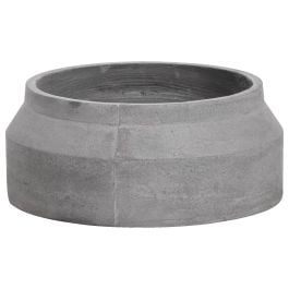 Tully 45x19cm Concrete Planter, Stone Grey